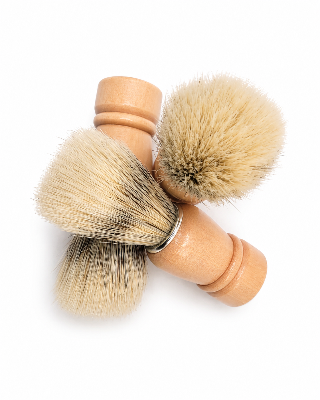 Pinceau à barbe bois