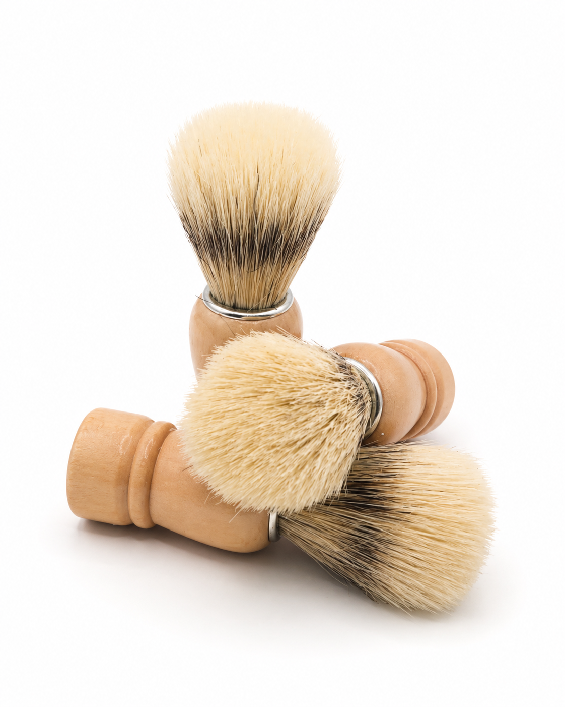 Pinceau à barbe noir/blanc