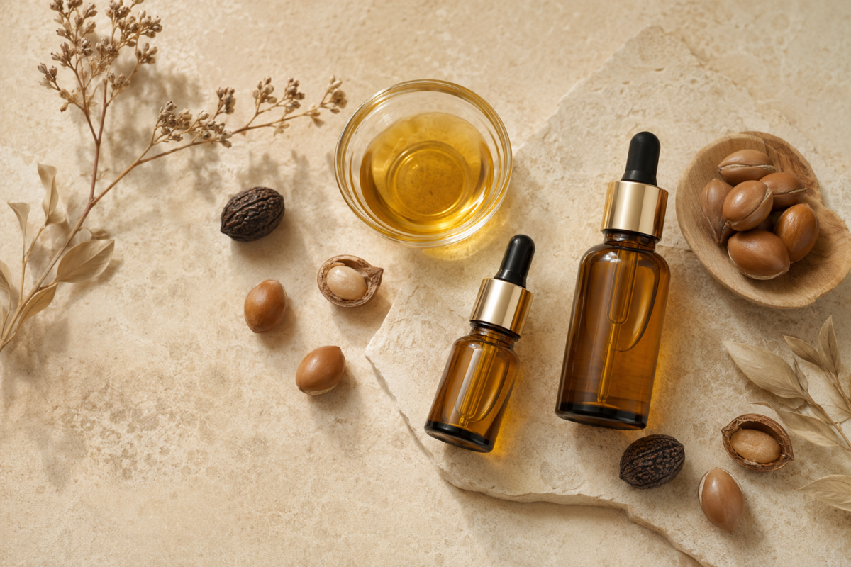Huile d’argan pour la peau et les cheveux